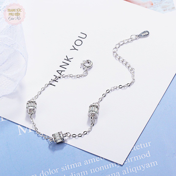 Lắc tay bạc ý S925 thời trang Hàn thanh mảnh, cực dễ thương - LT72