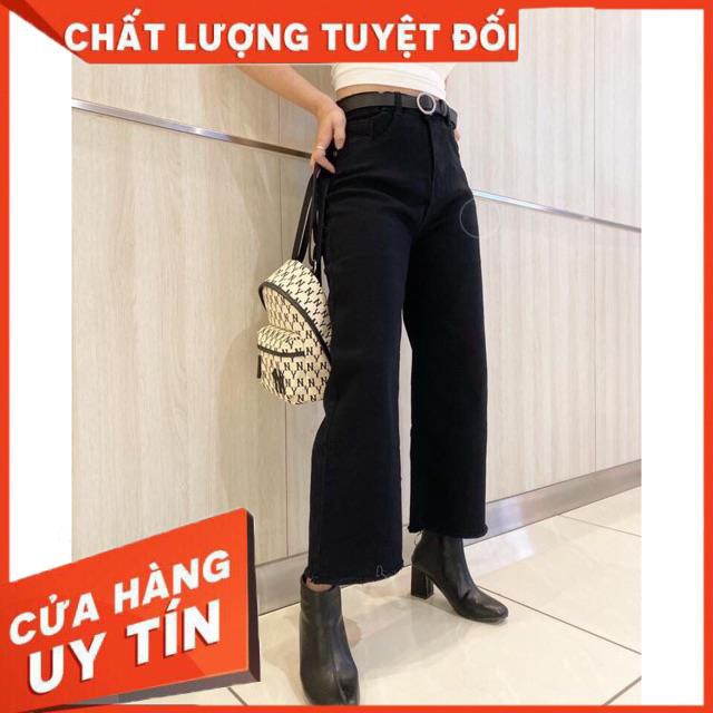 Quần JEANS ỐNG RỘNG ĐEN- [hình thật Chính Chủ | BigBuy360 - bigbuy360.vn