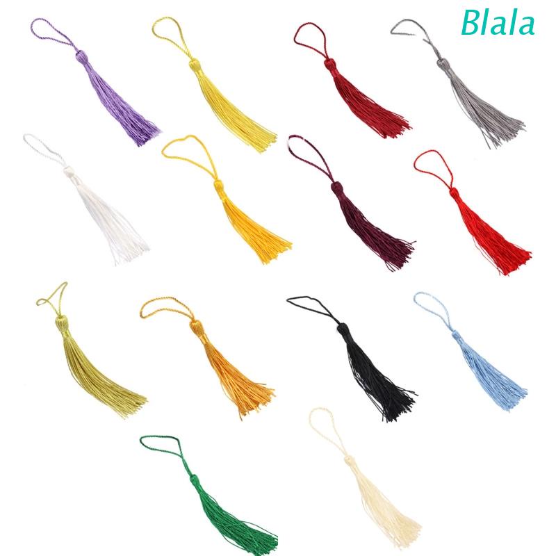 Móc Khóa Tua Rua Bằng Polyester Đính Hạt Phong Cách Phật Giáo