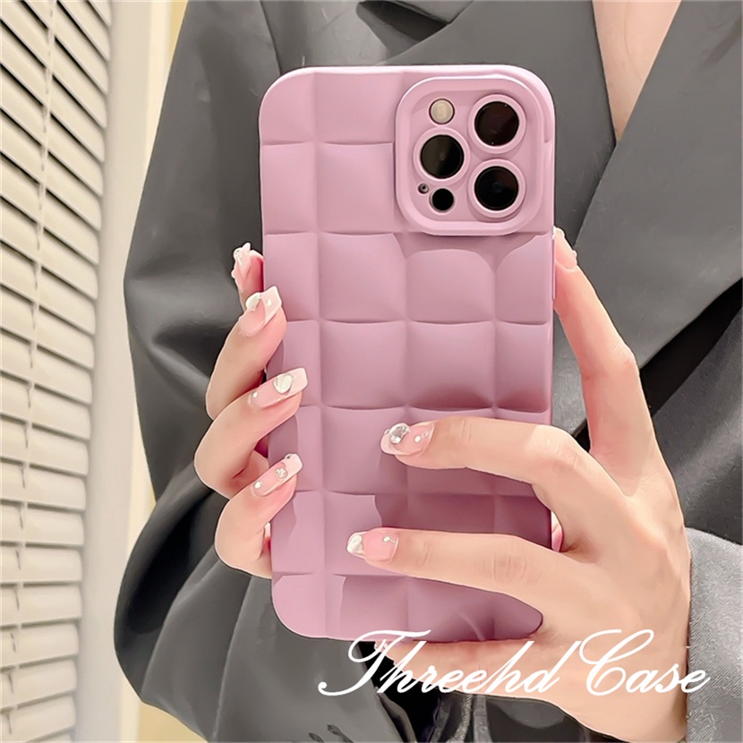 Ốp Điện Thoại Dẻo Họa Tiết Kẻ Sọc Màu Trơn Đơn Giản Chống Sốc Cho iPhone 13 12 11 Pro Max SE2020 X Xr Xs Max 8 7 6 6s Plus