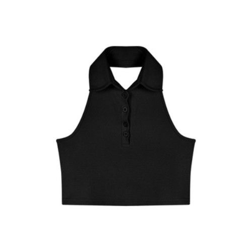 Áo yếm ngắn dệt kim thiết kế quyến rũ cho nữ