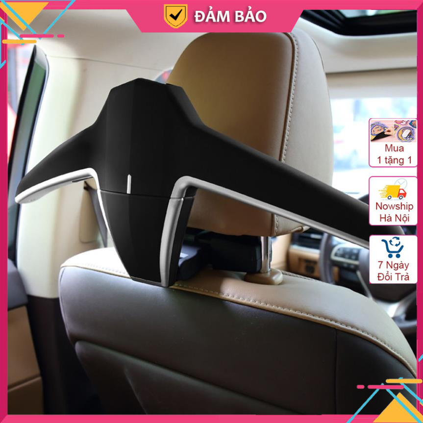 Móc treo áo ô tô giúp quần áo phẳng phiu và vào form, Móc treo áo vest trên xe hơi có thể gập gọn khi không sử dụng