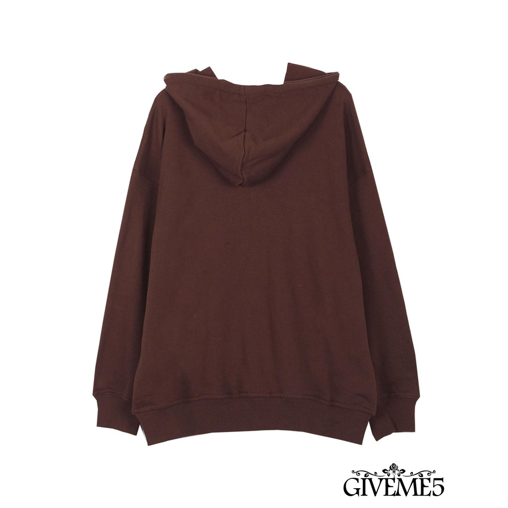 Áo Khoác Nữ Dài Tay Có Mũ Thời Trang Hàn