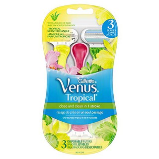 [HCM] Bộ 3 hoặc 6 dao cạo Gillette Venus Women's Disposable Razor, Tropical chuyên cho nữ