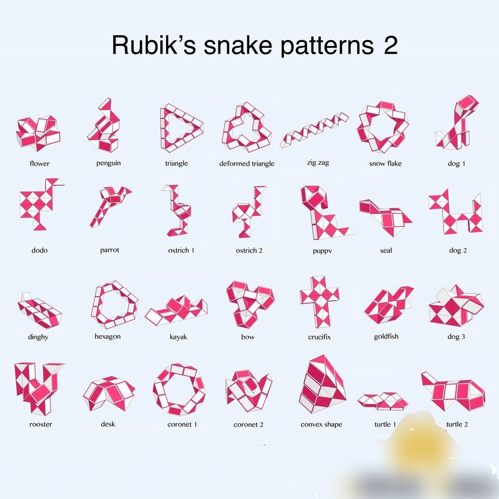 Rubik Snake 240 biến thể loại siêu khủng 240 đoạn - Rubik Rắn Smart Baby