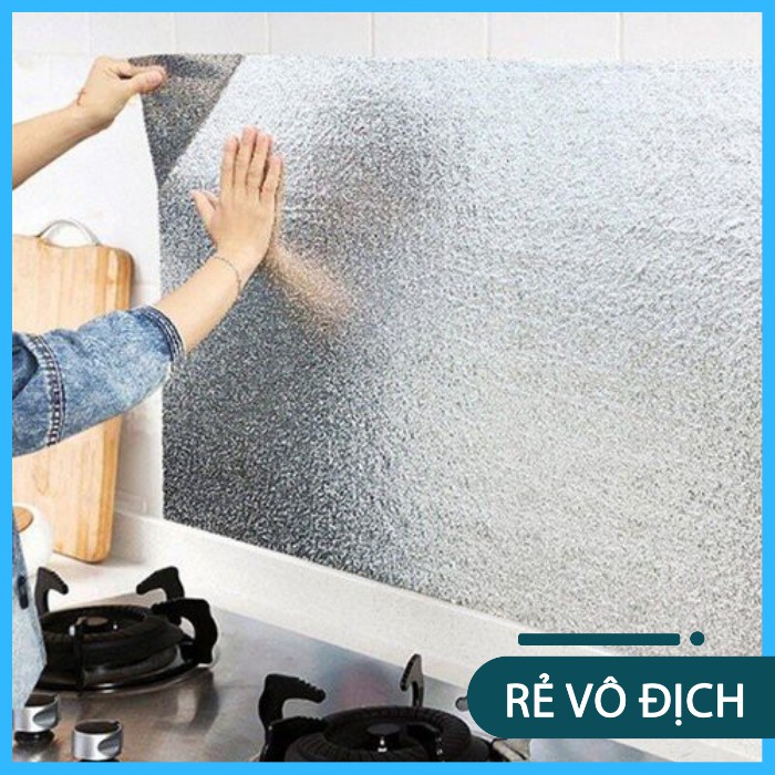 Giấy Bạc Tráng Nhôm, dán bếp tăng thẩm mỹ và rất sạch sẽ