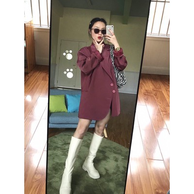 (Hàng Đẹp)Ảnh thật 6 hình cuối-2W18.Áo blazer oversize phong cách Hàn Quốc | BigBuy360 - bigbuy360.vn