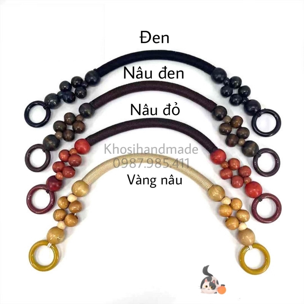 Quai Túi Xách Hạt Gỗ