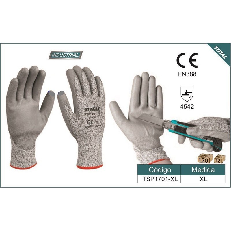 GĂNG TAY CHỐNG CẮT TOTAL TSP1701-XL  RẺ