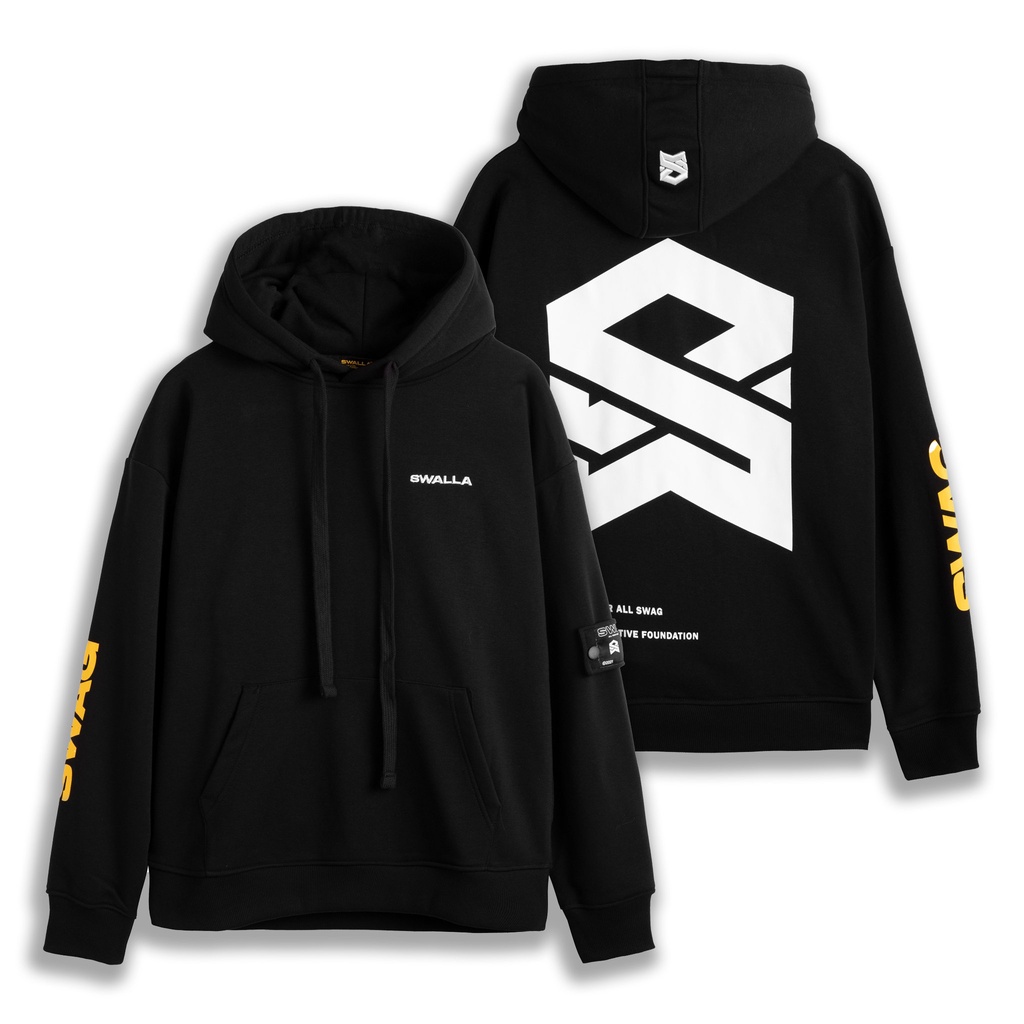 Áo hoodie SWALLA BIGLOGO vải French Terry CAO CẤP - LOCAL BRAND chính hãng