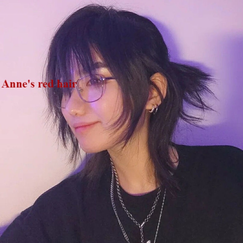 Tóc giả ngắn phong cách Hàn Quốc thời trang cho nam và nữ