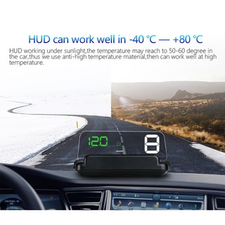 1 Piece Car HUD Digital Head Up Display Speedometer Speed Warning Systems