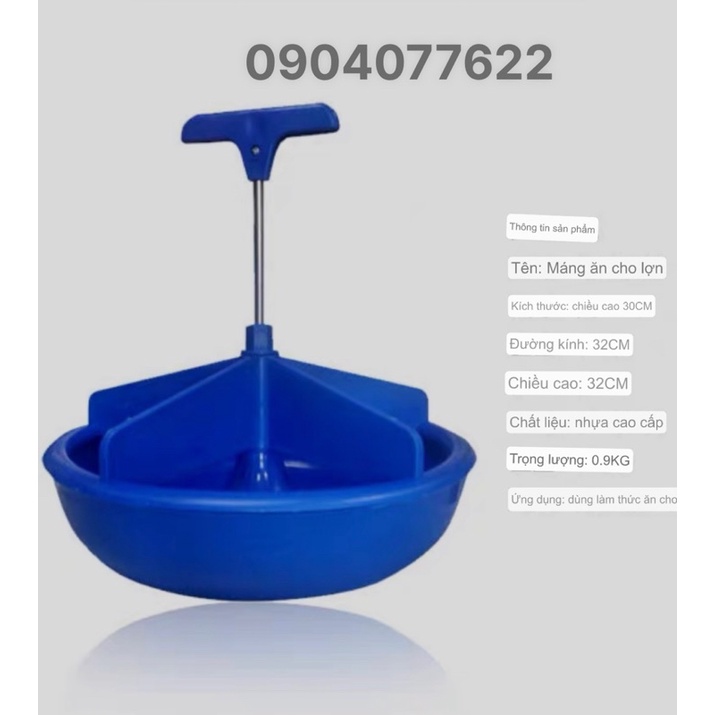 MÁNG TẶP ĂN CÀI SÀN 5 CÁNH CHO HEO CAO CẤP