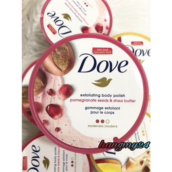 Tẩy Tế Bào Chết Dove Exfoliating Body Polish Mỹ 298g