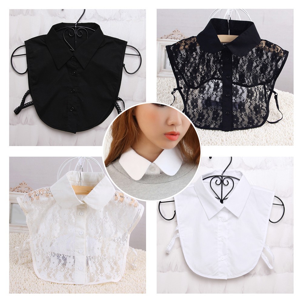 [Mã FASHIONWM19 hoàn 15% tối đa 30K xu đơn 150K] Cổ áo sơ mi giả thời trang cho nữ | BigBuy360 - bigbuy360.vn