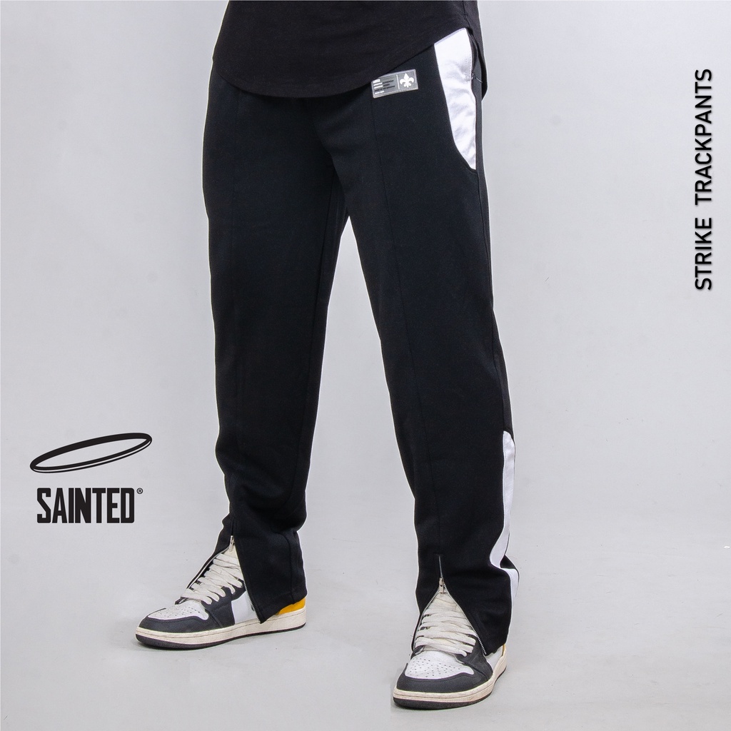 Quần dài nam tập gym chơi thể thao form basic ống suông Strike trackpants - SAINTED