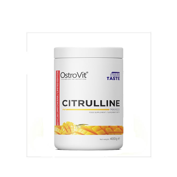 Ostrovit Citrulline - Bơm Máu, tăng sức bền, Pump cơ đến tối đa vị xoài 400grams