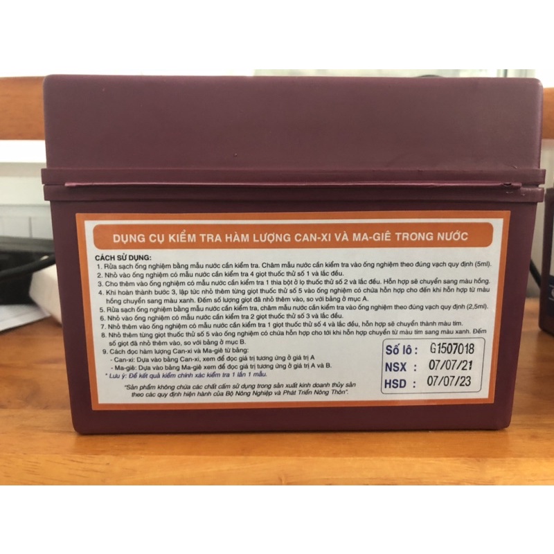 Bộ Test Canxi, Magie CP chuẩn Thái Lan, đo canxi, mg CP