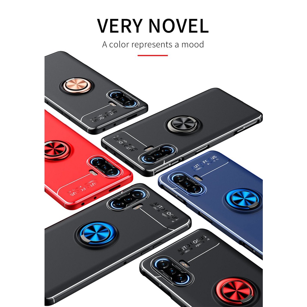 Ốp điện thoại bằng tpu mềm có vòng đỡ nam châm cho Xiaomi Redmi K40 Gaming