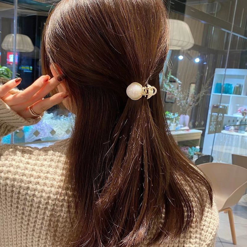 Kẹp Tóc Đính Ngọc Trai Nhỏ Xinh Xắn Thời Trang Dành Cho Nữ