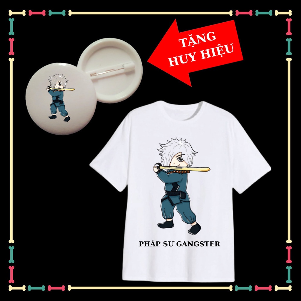 Áo Thun Xịn Xò cho bé Trai in hình Pháp sư Gangster - Biệt đội Gangster