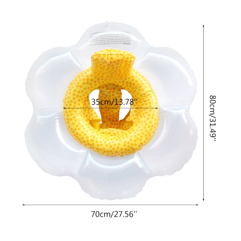 QQ Phao Bơi Dạng Vòng Tròn Dành Cho Bé Ngồi Ngoài Trời