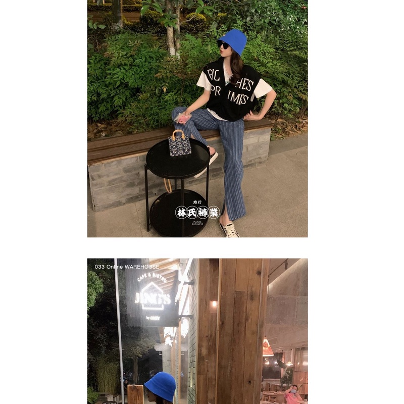 Áo Dệt Kim Cổ Chữ V Dáng Rộng Màu Sắc Tương Phản Phong Cách Hàn Quốc | BigBuy360 - bigbuy360.vn