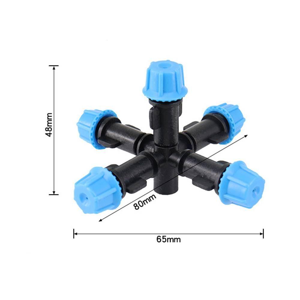 LAKAMIER Set 6 Vòi Phun Sương Tưới Cây Tự Động