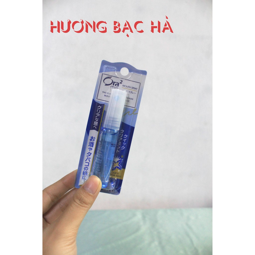 Nước xịt thơm miệng SUNSTAR Ora2 Nhật Bản 6ml