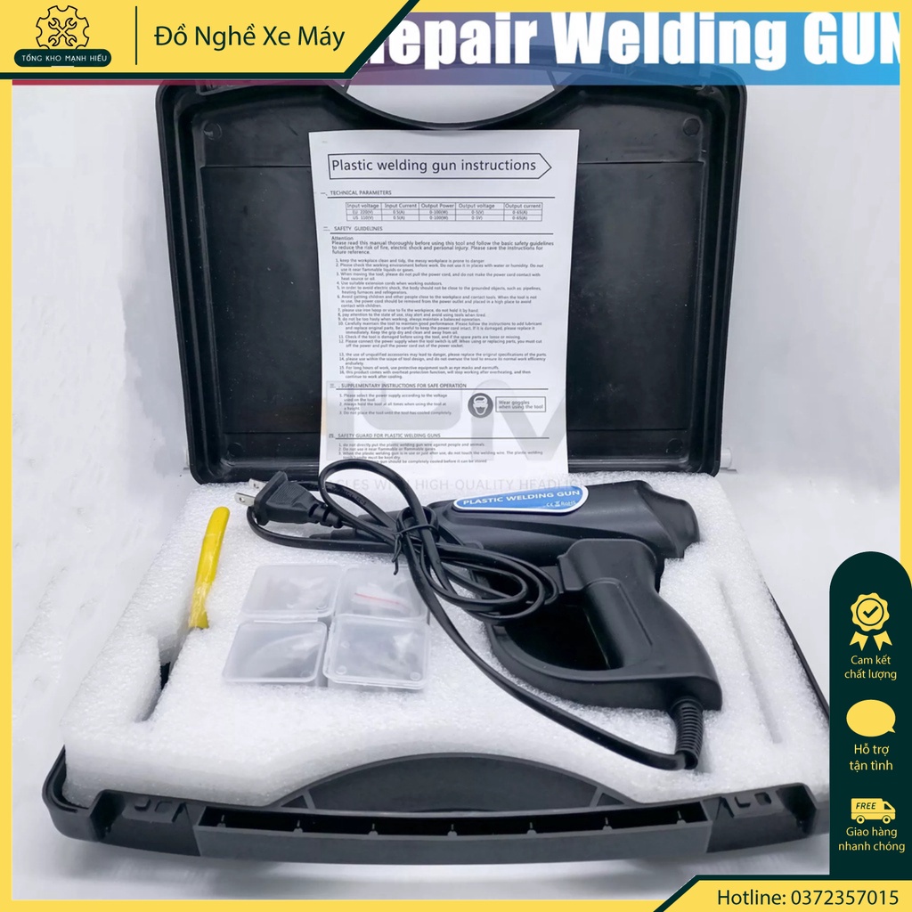 🌟 Máy Hàn Nhựa Ô Tô,Xe máy & Xe Đạp Điện Cao Cấp - Hàng Có Sẵn
