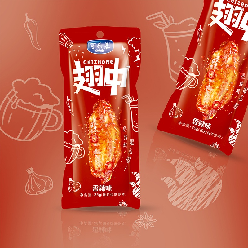 [RẺ VÔ ĐỊCH] Đầu Cánh Vịt Miếng To Coca vị cay thơm - Snackseeker - Đồ ăn Vặt Trung Quốc - Đầu cánh vịt ăn vặt