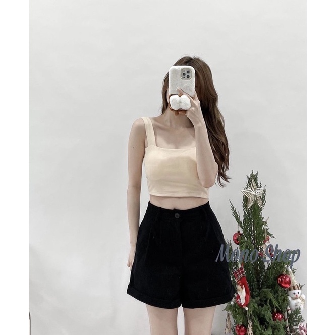 Áo Croptop 3 Màu kèm mút Ngực