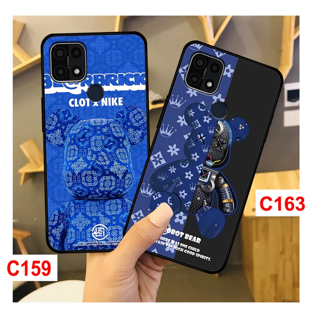 Ốp lưng Oppo A15 - A15s in hình gấu bearbrick thời trang cao cấp.