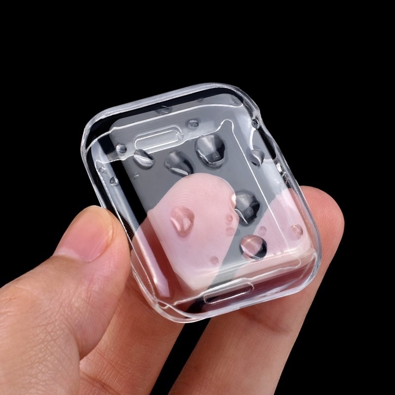Ốp TPU Trong SuốT BảO Vệ MàN HìNh Cho ĐồNg Hồ Apple Watch 8 Ultra7 6 SE 5 4 49MM 41MM 45MM 44MM 40MM IWatch 4 3 2 42MM