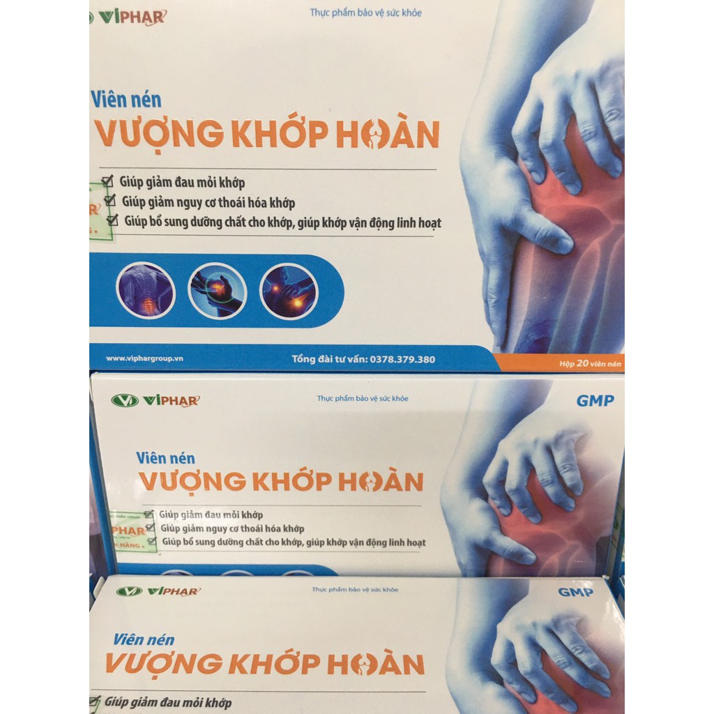 VƯỢNG KHỚP HOÀN GIÚP GIẢM ĐAU KHỚP, KHÔ KHỚP, CỨNG KHỚP, THOÁI HOÁ KHỚP, TÁI TẠO VÀ NUÔI DƯỠNG SỤN KHỚP