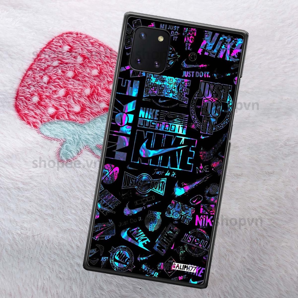 Ốp Samsung Note 10 Lite in hình thương hiệu nhiều màu sắc thể thao cá tính thời trang