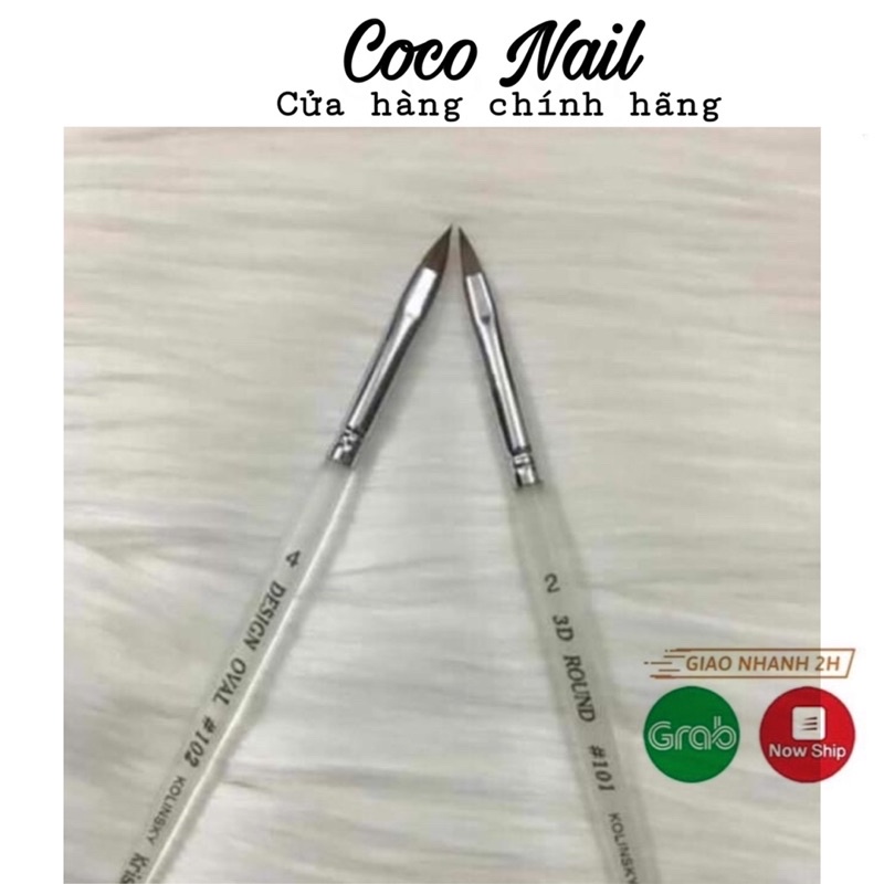Cọ nặn hoa bột cán nhựa size 2,size 4