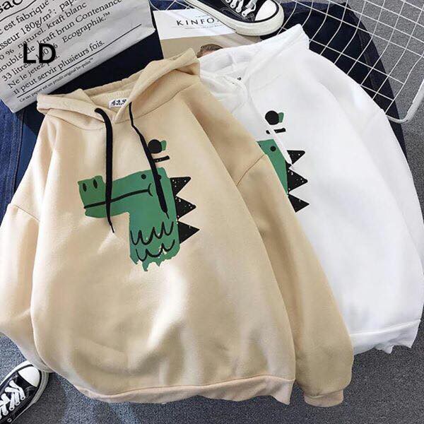 FREESHIP 99K TOÀN QUỐC_Áo nỉ mũ Cá sấu xanh_LDU83