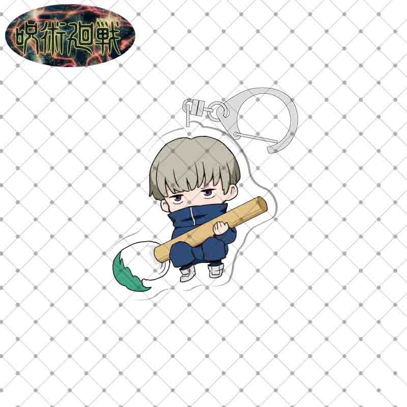 Móc khóa acrylic họa tiết nhân vật Jujutsu Kaisen Gojo Satoru Megumi Yuji Itadori