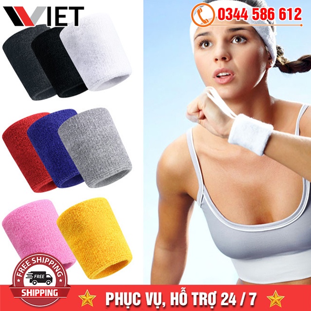 Bao Cổ Tay Thể Thao Đa Năng Ngăn Chặn Mồ Hôi, Thấm Hút Mồ Hôi Tốt - Phụ Kiện Dành Cho Nam Và Nữ