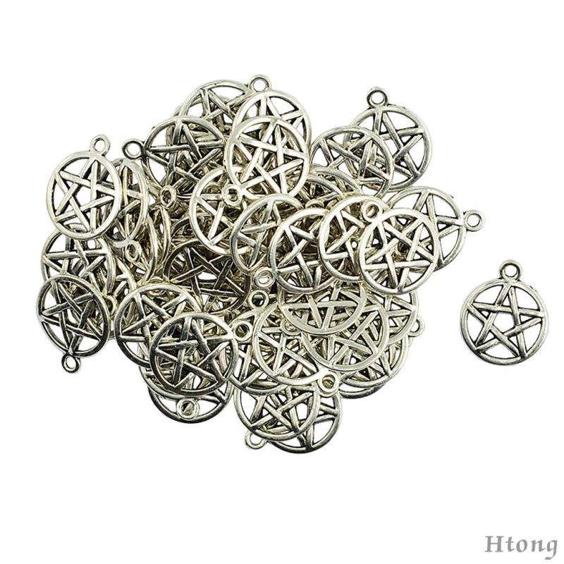 Set 50 mặt Vòng cổ bạc phong cách Tây Tạng