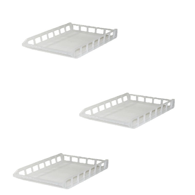 Daiso Giỏ Nhựa Stack Basket Natural