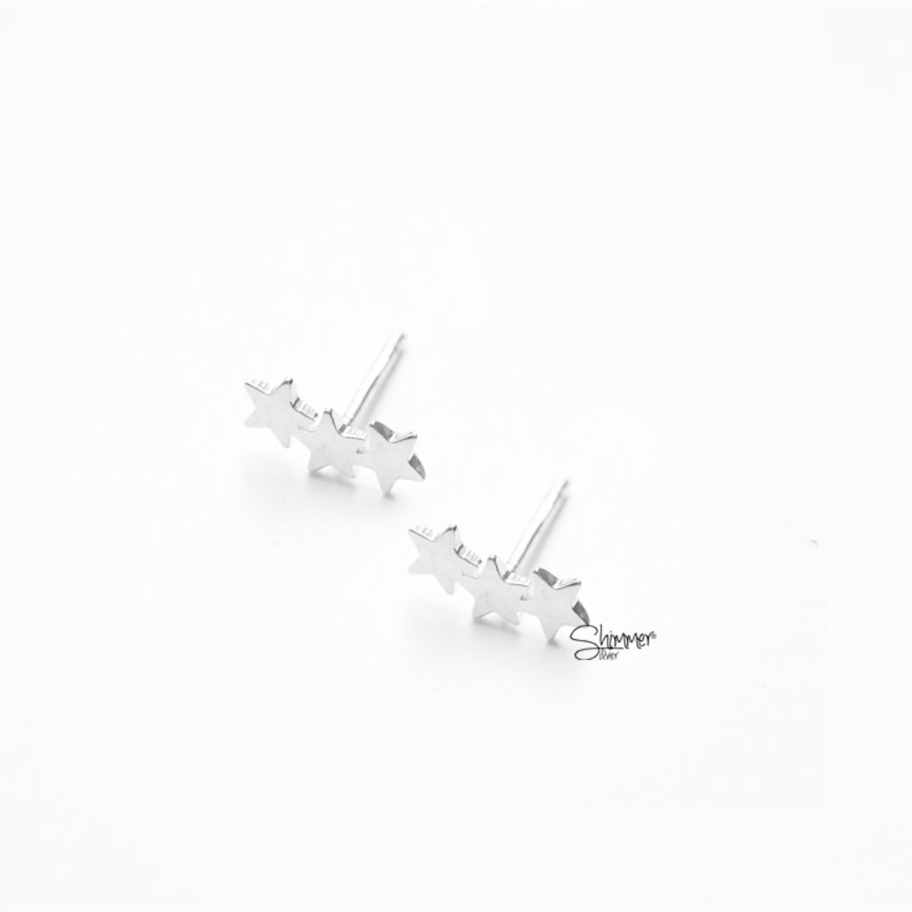 Bông tai bạc 925 Twinkle Star - Shimmer Silver