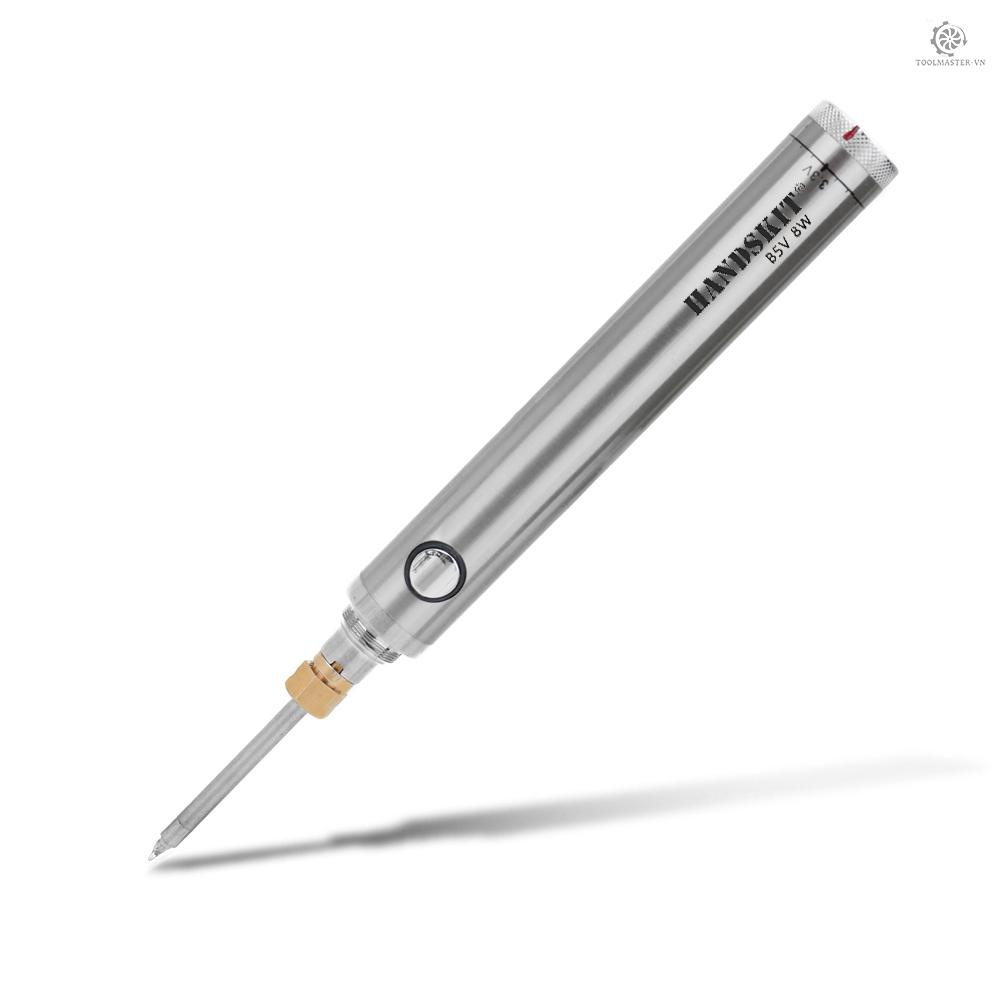 Mỏ Hàn Điện Mini Không Dây Sạc Pin Cổng USB Tiện Dụng