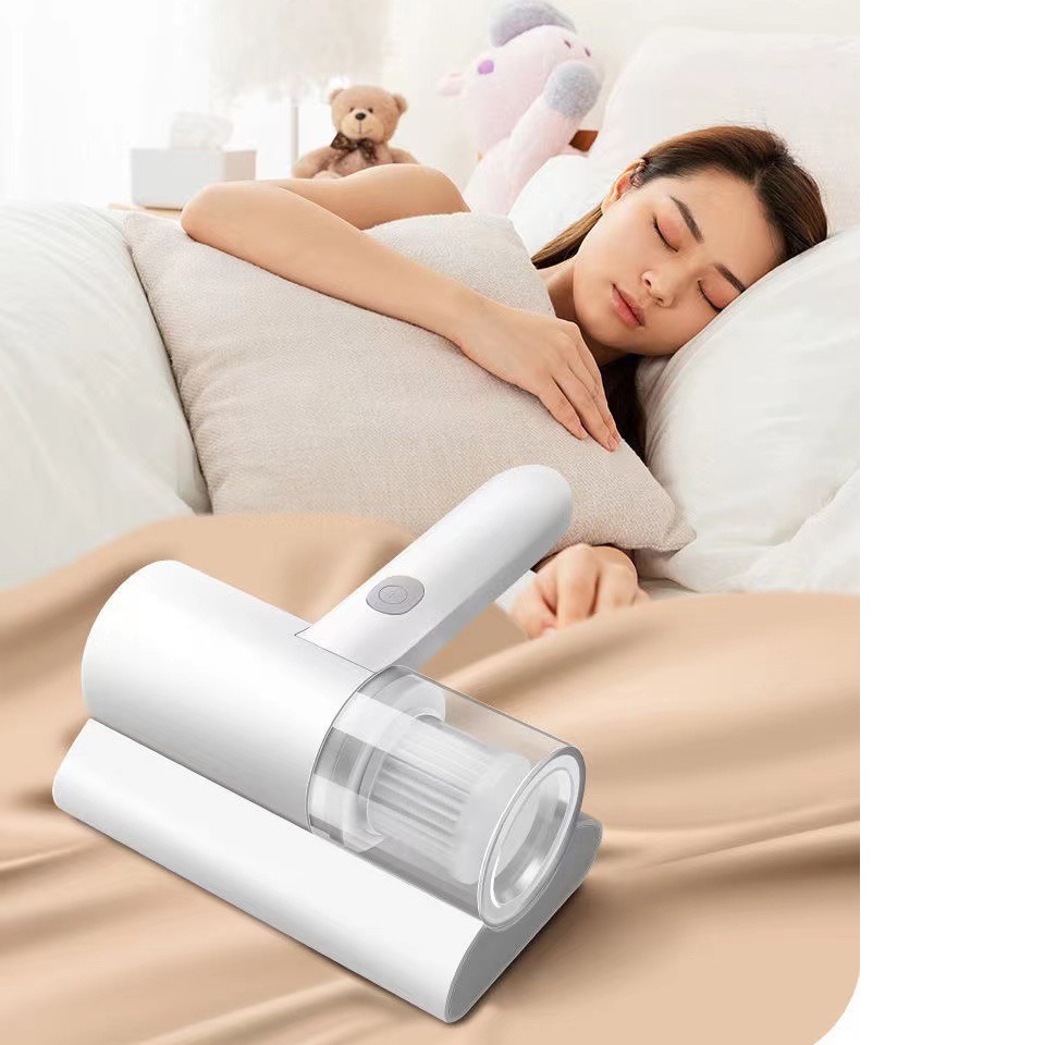Máy Hút Bụi Giường Đệm, Sofa Cầm Tay-Máy Hút Bụi Mini Không Dây Có Tia UV Khử Khuẩn