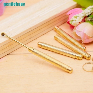 ❤Dụng Cụ Lấy Ráy Tai Màu Vàng Gấp Gọn Tiện Lợi