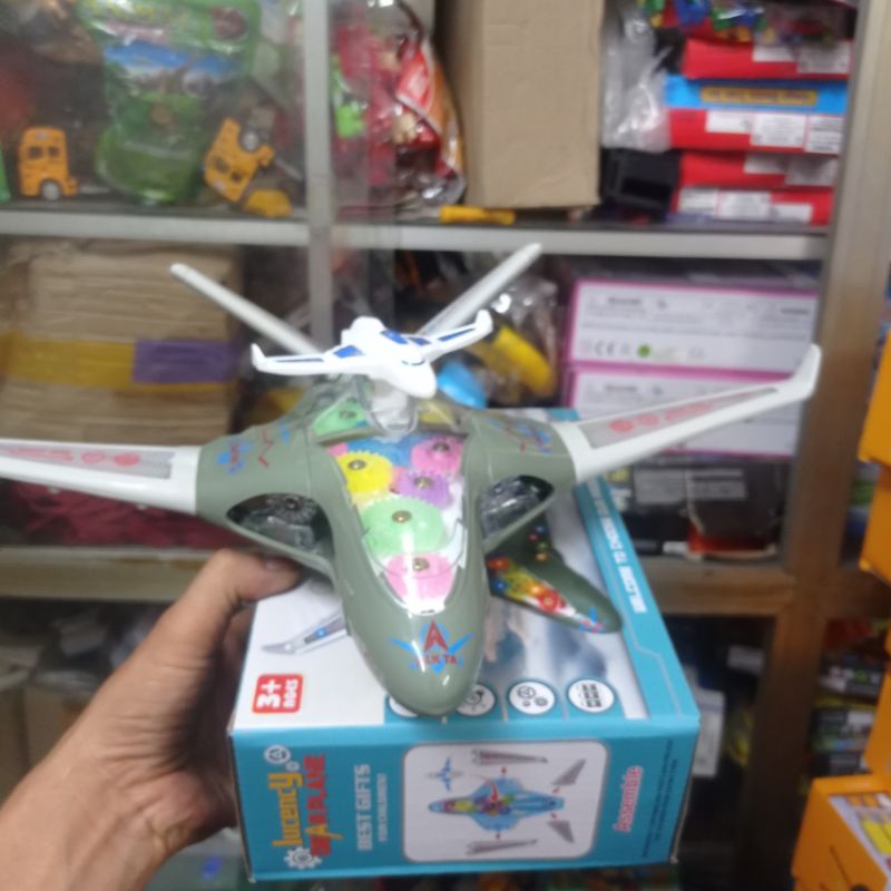 Đồ chơi mô hình máy bay âm thanh đèn