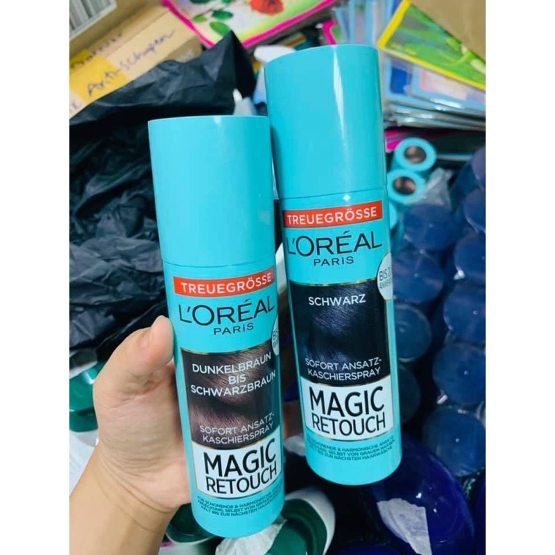 Xịt phủ màu tóc Loreal Magic Retouch