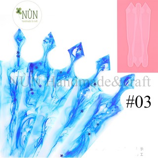 [MỘC68]  Khuôn Silicon - Khuôn Quạt Handmade