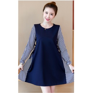 Đầm bầu công sở tay dài